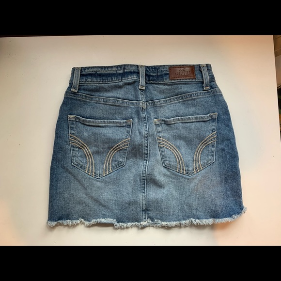 jean skirt with rips - Picture 2 of 2